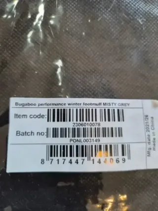 SACO ALTA CALIDAD,RENDIMIENTO BUGABOO MISTY GREY