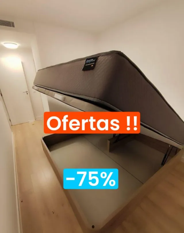 Divano letto con grande capacità di stoccaggio