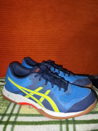 Zapatillas Asics Azul y Amarillo