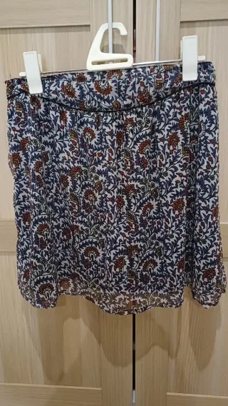 Falda estampada floral