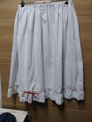 Enagua Baserri Blanca Talla Única