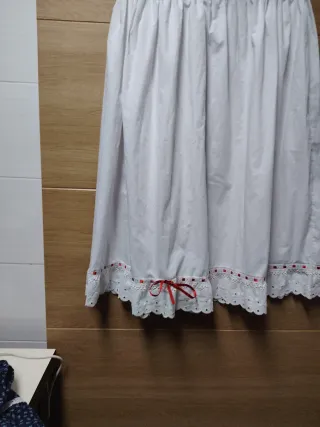 Enagua Baserri Blanca Talla Única