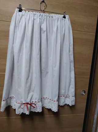 Enagua Baserri Blanca Talla Única