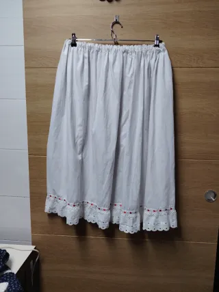 Enagua Baserri Blanca Talla Única