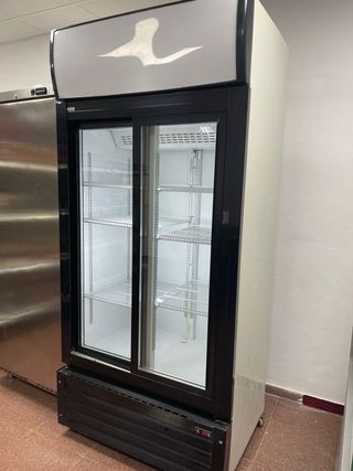 Vitrina refrigerada con ruedas