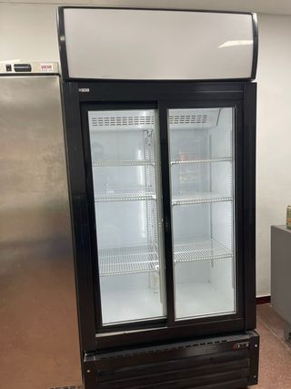 Vitrina refrigerada con ruedas