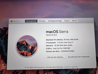 Macbook Pro 15” (2014)