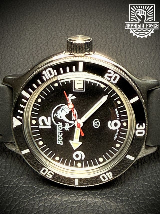 Vostok Amphibia 420634 Ceramic Scuba Dude - Nuevo!