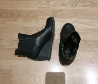 Botines de plataforma negros