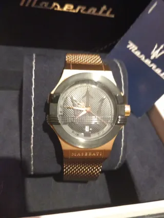 Reloj Maserati Hombre Oro/Gris