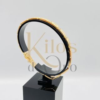 PULSERA TIPO CARTIER MEDUSA Y GRECA 18K