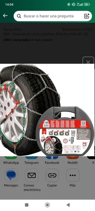 Cadenas de Nieve RD-9 100