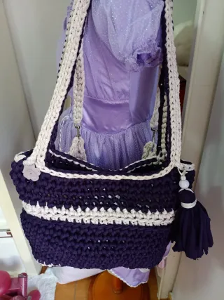 Borse all'uncinetto fatte a mano