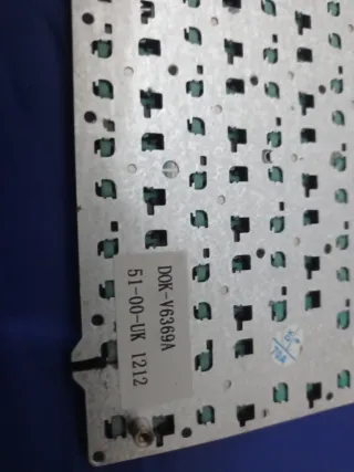 Teclado portátil negro