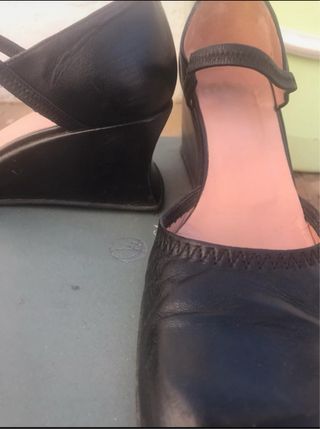 Zapatos de cuña Jaime Mascaró negros