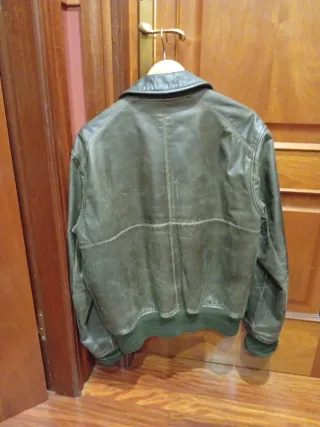 Chaqueta Cuero Aviador T. Burberry M