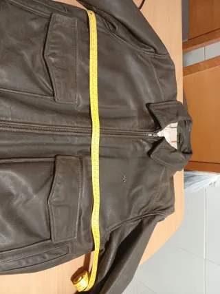 Chaqueta Cuero Aviador T. Burberry M