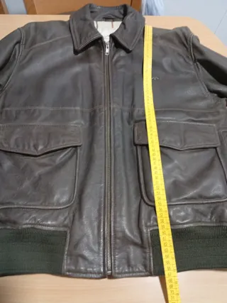 Chaqueta Cuero Aviador T. Burberry M