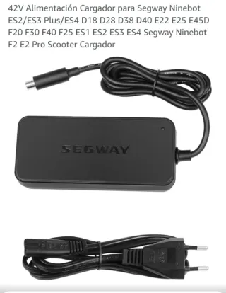 Cargador Segway Ninebot 42V ES1 ES2 ES3 ES4