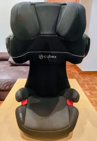Silla Coche CYBEX Solution X2-Fix Negra. ISOFIX