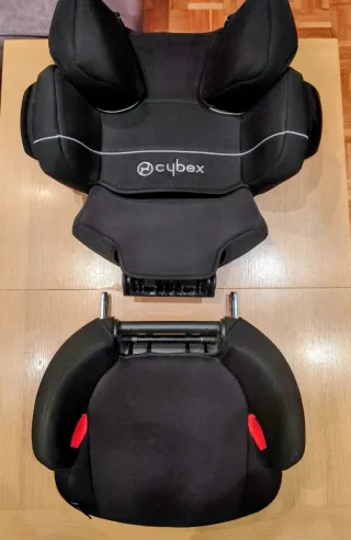 Silla Coche CYBEX Solution X2-Fix Negra. ISOFIX