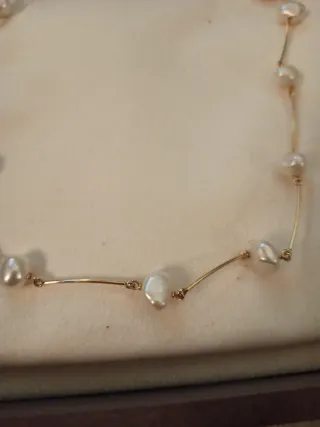 Gargantilla Oro y Perlas