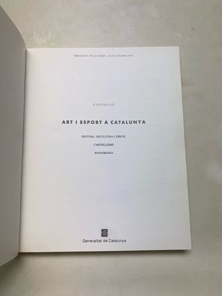 Art i esport a Catalunya (Catalan, English and ...