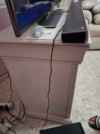 Mueble TV madera maciza pino