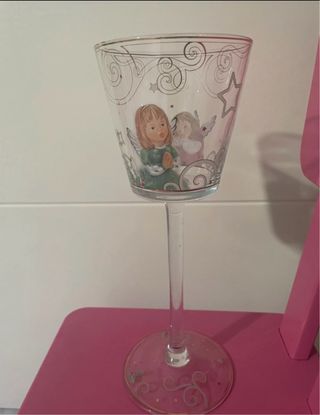 Porta candela angeli decorato