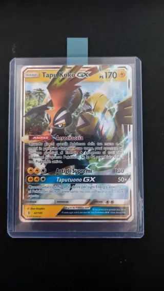 Carta Pokémon Tapu Koko GX 47/145 ITA Ultra Rara