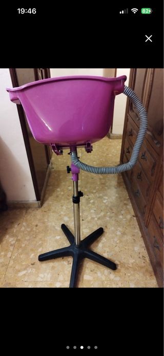 Lava cabezas portátil morado