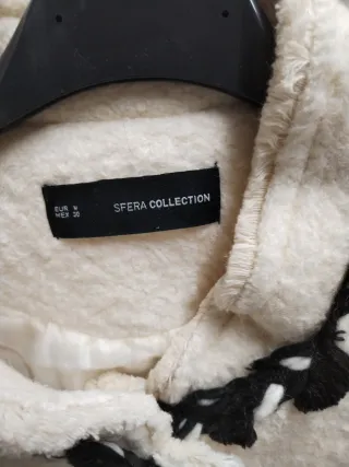 Chaqueta blanco y negro