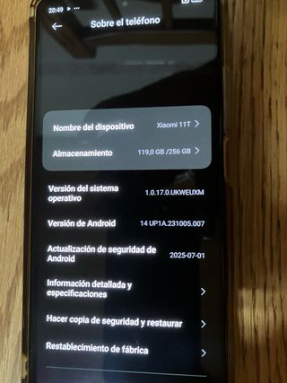 Xiaomi 11T 256GB + Cargador 67W
