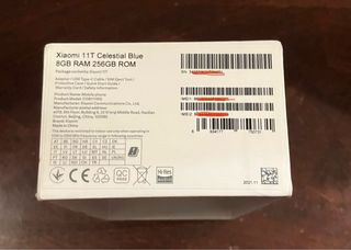 Xiaomi 11T 256GB + Cargador 67W