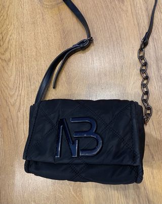 Bolso de hombro negro Bimani