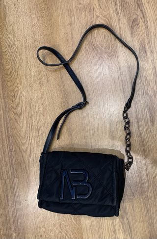 Bolso de hombro negro Bimani