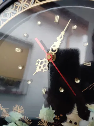 Reloj Pared Nácar Vintage "Nuevo"