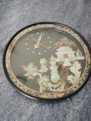 Reloj Pared Nácar Vintage "Nuevo"