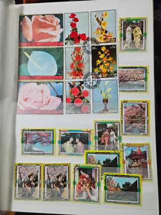 Álbum de sellos de Asia