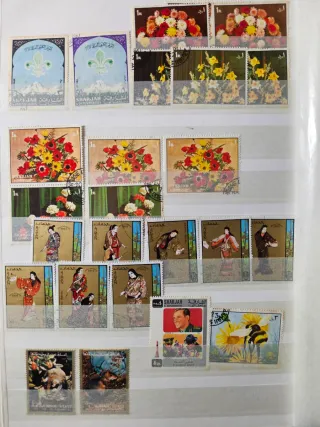 Álbum de sellos de Asia