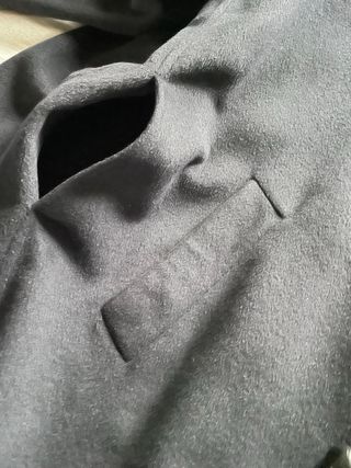 Abrigo Steinbock Negro Hombre. Made in Tyrol