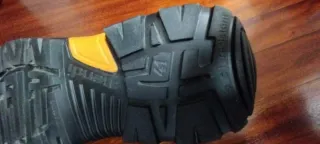 Zapatos de seguridad Mendi grises y naranjas