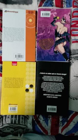 4 mangas:Reborn, MHA Vigilante, AC y Planeta Manga