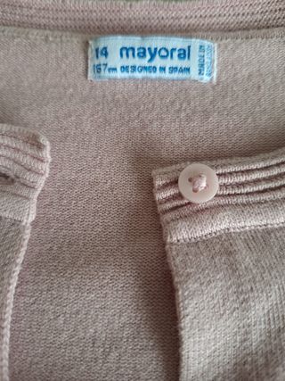 Vestido y Chaqueta Mayoral Flores Rosa Talla 14