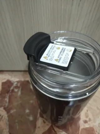 Tazza Termica Smeg Stile Anni '50 Nera