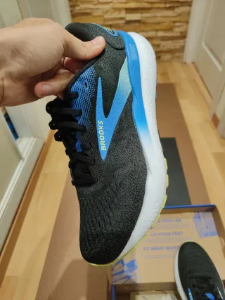 Zapatillas Brooks Ghost 16 Negras/Azules