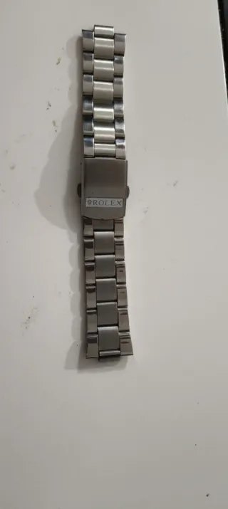 Brazalete de acero Rolex..sin finales..de 18ml