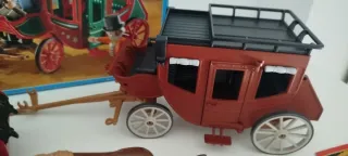 Playmobil Oeste: Diligencia y Búfalo