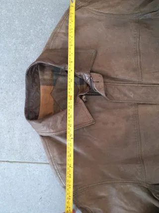 Chaqueta de piel Lottusse Marrón Talla L