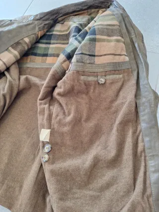 Chaqueta de piel Lottusse Marrón Talla L